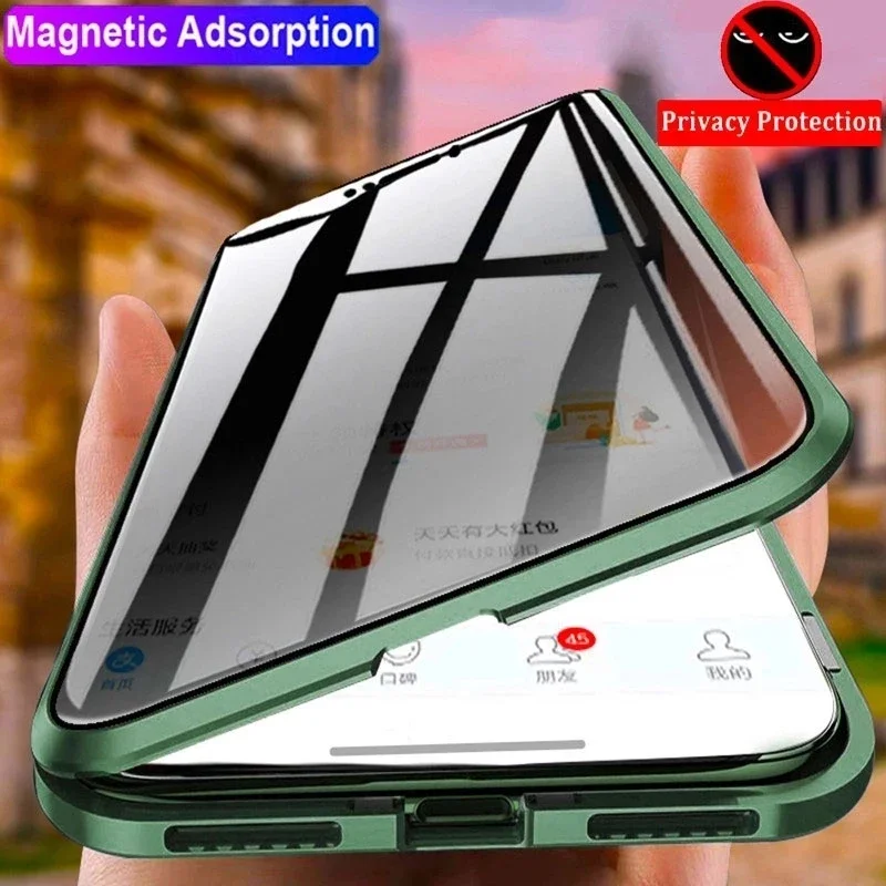 Full Lens Protection Phone Cas - đánh giá và giá Anti Spy Privacy Glass Case