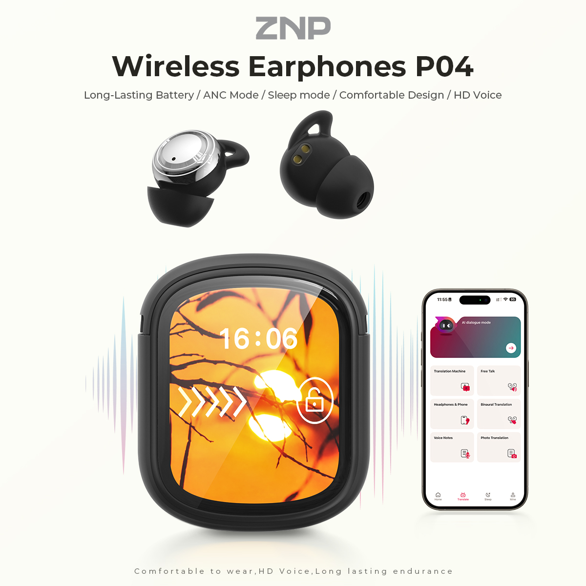 ZNP P04 Sleeping Aid Earbuds A - đánh giá và giá Earphones