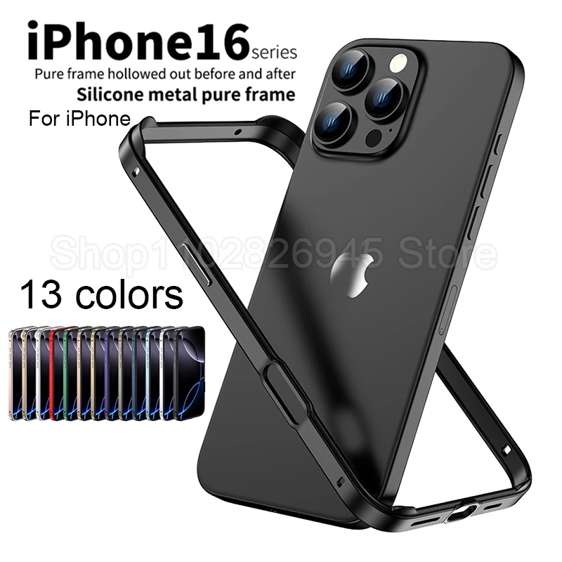 Hybrid Silicone Frame Aluminum - đánh giá và giá Metal Bumper Aluminum Frame Case