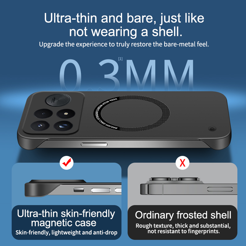 Frameless Hard PC for Magsafe  - đánh giá và giá Ultra Thin Frameless Phone Cover