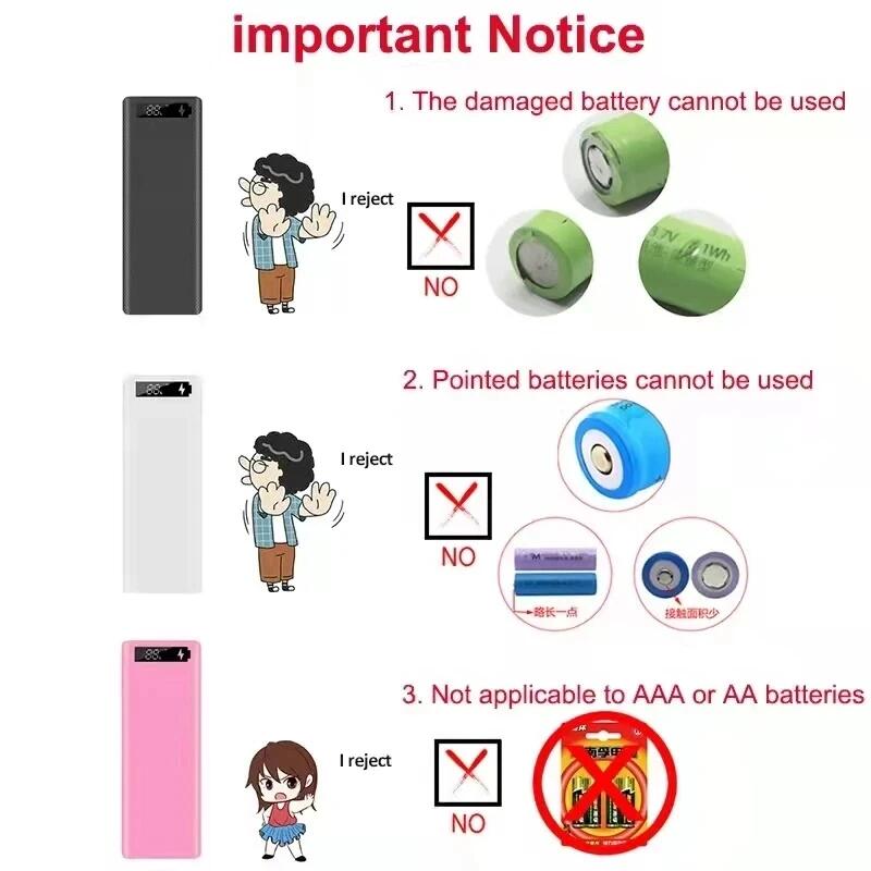 DIY 8/10 Slot 18650 Battery Ho - đánh giá và giá Power Banks
