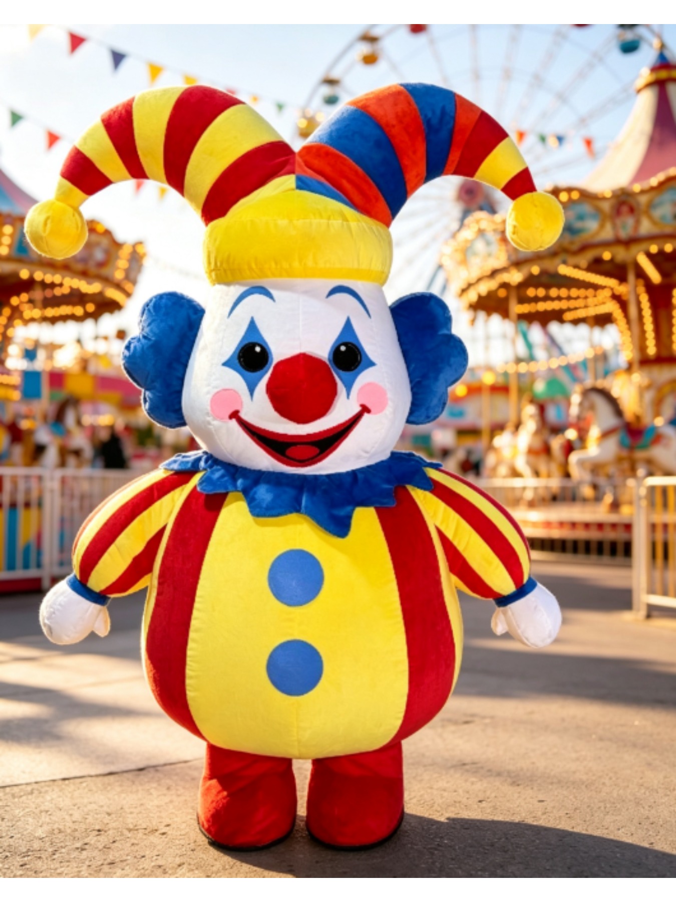 Inflatable Circus Clown Mascot - đánh giá và giá Chargers