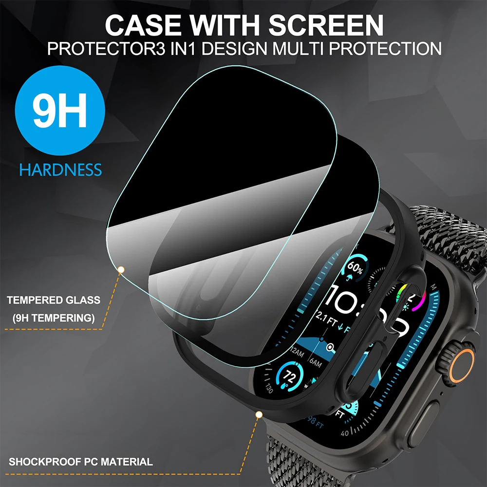 Tempered Glass+Privacy case fo - đánh giá và giá Anti Spy Privacy Glass Case