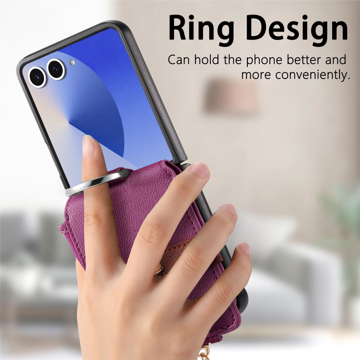 Luxury Card Holder Phone Case  - đánh giá và giá Leather Wallet Card Holder Phone Cover