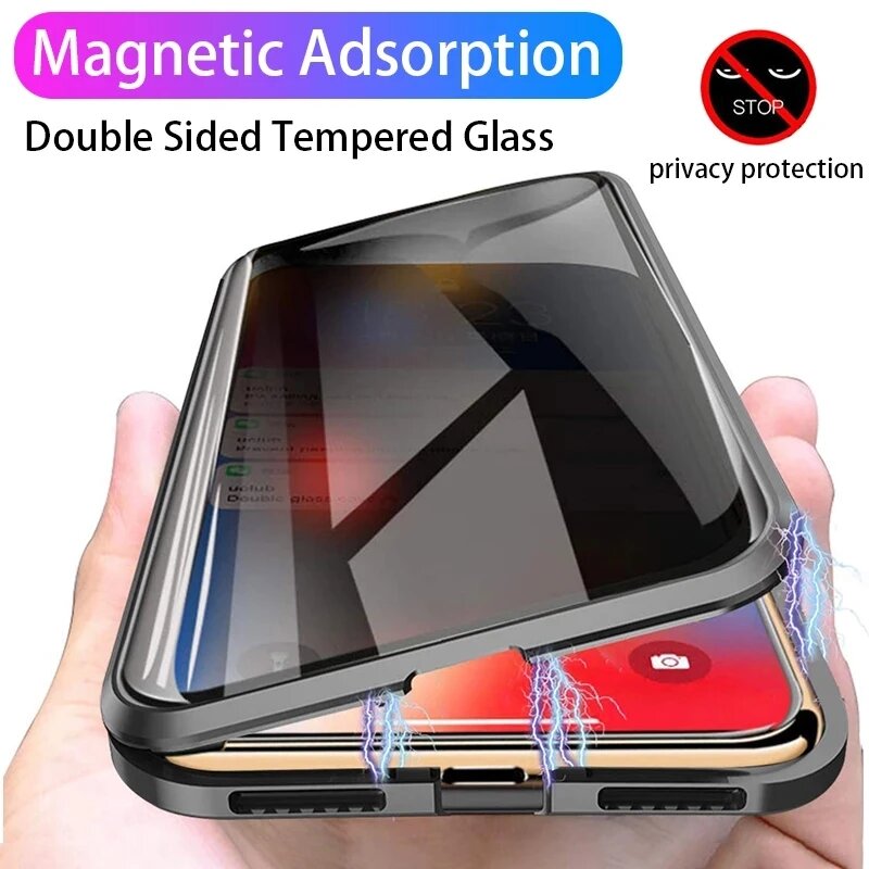 Anti Peeping Spy Magnetic Case - đánh giá và giá Anti Spy Privacy Glass Case