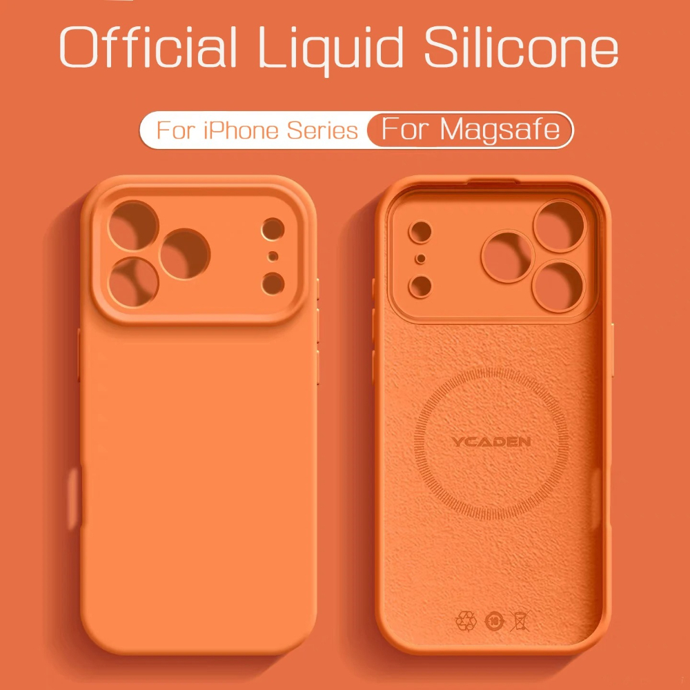 Fashion Macaron Color Skin Fee - đánh giá và giá Liquid Silicone Magnetic Phone Case